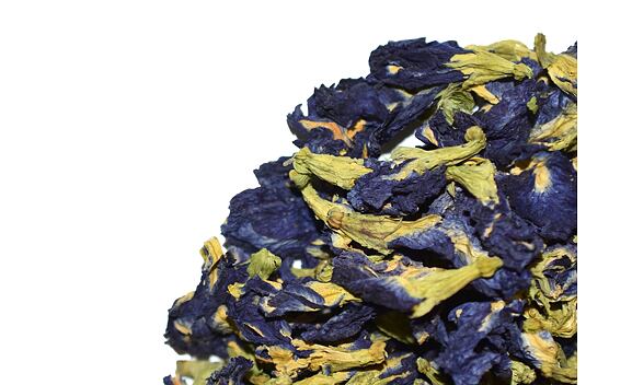 Modrý čaj - květy