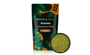 Kratom Pontianak Horn Green - prášek z listů