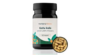 Gotu kola kapsle - extrakt s 20% triterpenu