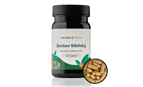Ženšen sibiřský kapsle - extrakt 10:1