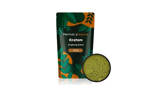 Kratom Jongkong Green - prášek z listů