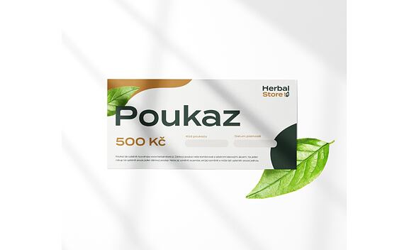 Dárkový poukaz - 500 Kč