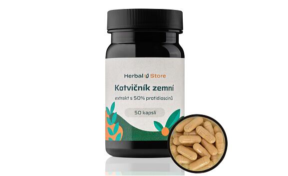 Kotvičník zemní kapsle - extrakt z plodů s 50% protodioscinů