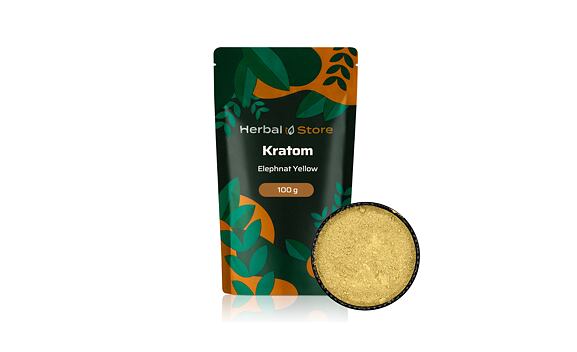Kratom Elephant Yellow - prášek z listů