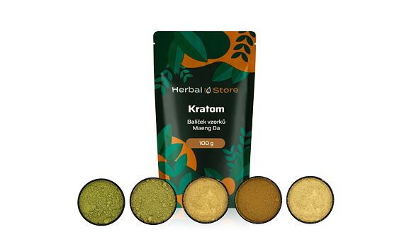 Kratom Maeng da - Balíček vzorků