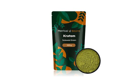 Kratom Sulawesi Green - prášek z listů