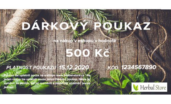 Dárkový poukaz - 500 Kč